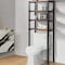 Alaterre Furniture Pomona 64" Over the Toilet 4-Shelf Bath Storage AMBA7120 - alternate 11
